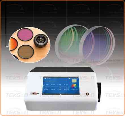 کنترل کیفیت فیلترهای لنز رنگی با رنگ سنج